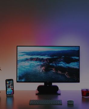 Desktop cloud infrastructure visualization